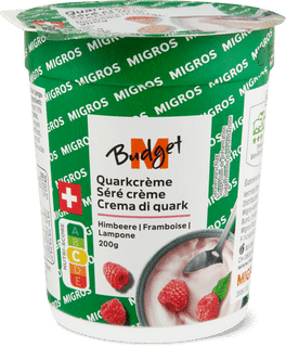 M-Budget Quarkcreme Himbeere