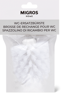 MHOME Brosse WC rechange, blanc