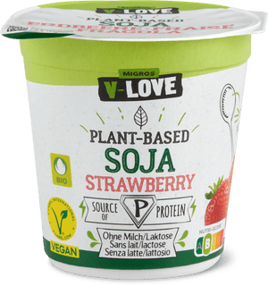 V-Love Bio Vegurt Soja Erdbeere