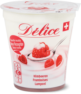 Délice dessert lamponi