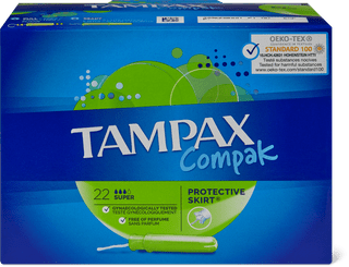 TAMPAX COMPAK SUP 2X22