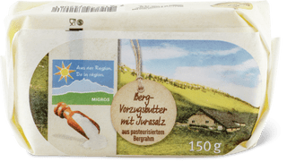 Aus der Region Berg Vorzugsbutter gesalzen