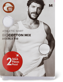 Athletic Shirt Bio Mix Double Rib
