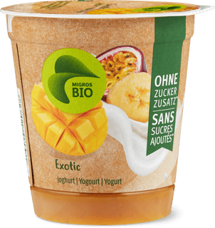 Migros Bio Joghurt Exotic o. Zuckerzus.