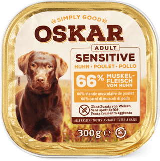 Oskar Sensitive Adult Paté Huhn