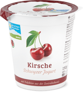 «Aus der Region.» Schwyzer Milchhuus Jogurt Kirsche