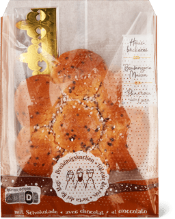Hausbäckerei Dreikönigskuchen mit Schokolade