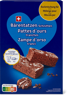 Homemade Bärentatzen Schnitten