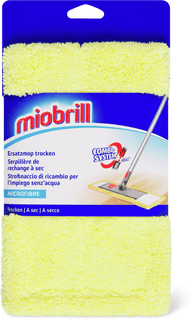 Miobrill Ersatzmopp trocken aus Mikrofaser