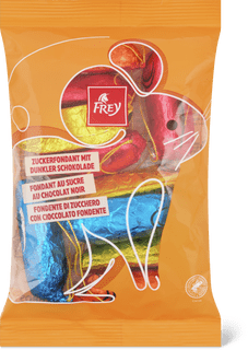 Frey Chocolate Mice Dark, With Sugar Fondant Filling