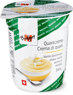 M-Budget Quark Creme Vanille