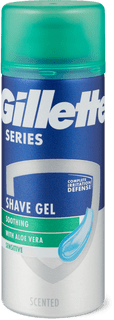 Gillette Gel de rasage Aloe vera, sensitive