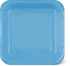 Pappteller 23x23cm 50 Stk. assortiert