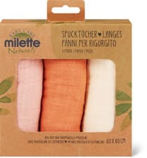 Milette burp cloths (Farbe: mrot, Grösse: 000)