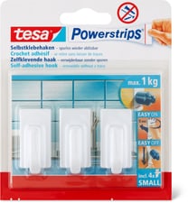 Powerstrips crochet Small Classic White