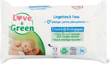 Lingettes à l'eau