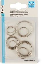 RR Anneaux de clés assortie 10x