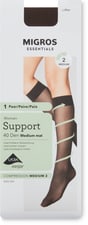 Ladies knee-highs (Grösse: 35-38, Farbe: coffee)