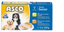 Asco Terrine Senior riche en poulet, dinde et riz