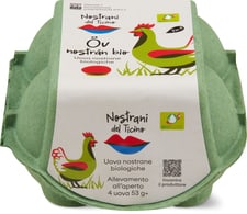 Bio oeufs CH plein air 53g+