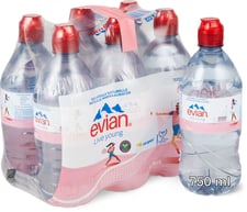 Evian Eau minérale naturelle Sport