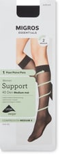 Ladies knee-highs (Grösse: 35-38, Farbe: anthracite)