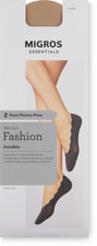 Slipper Invisible (Grösse: 35-38, Farbe: schwarz)