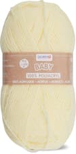 Fil Baby, 100% acrylique, 50 g, jaune