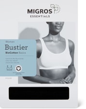 Ladies Bustier Cotton (Farbe: black, Grösse: XL)
