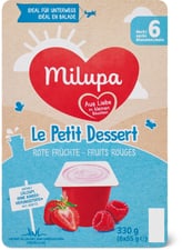 Milupa le Petit Dessert Fruits roug.