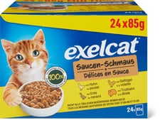 Exelcat Sauce feast with chicken, duck, poultry and turkey
