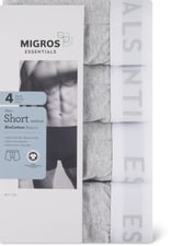 Men's Short 4pc Cotton (Farbe: grey, Grösse: S)