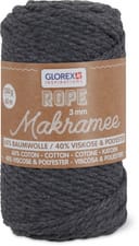 Fil Rope, macramé, 3 mm, 250 g, anthracite