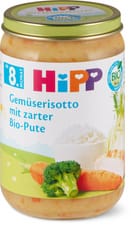 Bio Risotto aux légumes avec tendre dinde bio