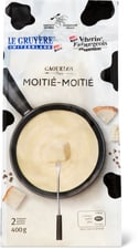Caquelon Noir Fondue moitié-moitié