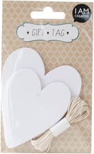 Boho tag, coeur
