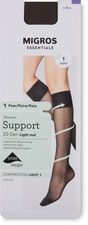 Ladies knee-highs (Grösse: 39-42, Farbe: coffee)