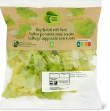 Migros Bio laitue pommée avec coeur