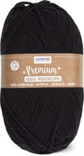 Fil Premium, 100% acrylique, noir