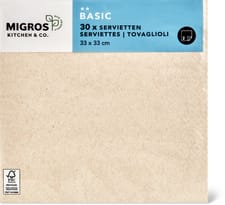 K&C Servietten recycling 33x33cm
