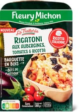 Rigatoni aux aubergines & ricotta