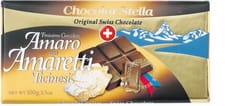 Chocolat Stella Plaque de chocolat Amaro con Amaretti Ticinesi