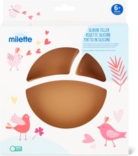 Bébé Assiette silicone (Couleur: pastell, Taille: 000)