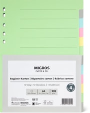Répertoire carton 12pc