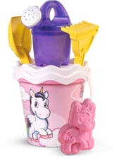Set de seaux de sable licorne
