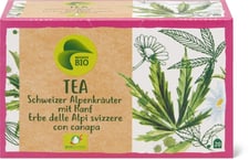 Migros Bio Thé herbes alpes chanvre