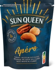 Sun Queen Apéro Mélange de noix au curry, grillées et épicées