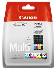 Canon CLI-551M Multipack Tinte BKCMY 7ml Cartouche d’encre