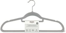 Cintre velours gris