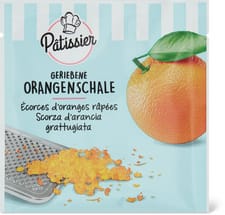Patissier zeste d'orange râpé